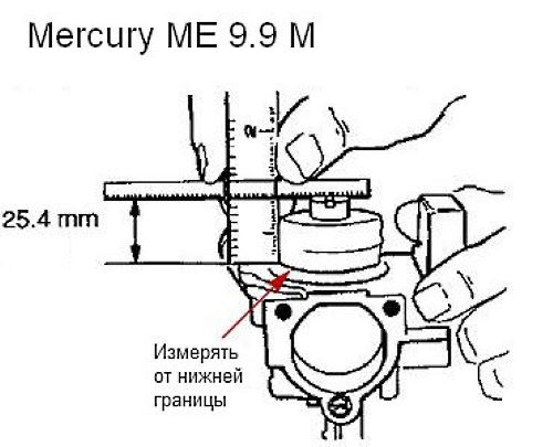 Регулировка карбюратора Mercury ME 9.9M