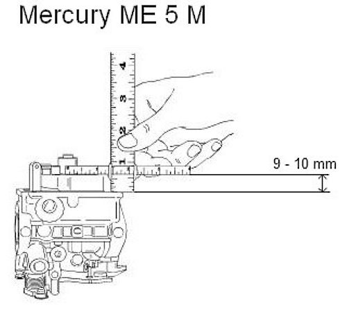 Регулировка карбюратора Mercury ME 15M